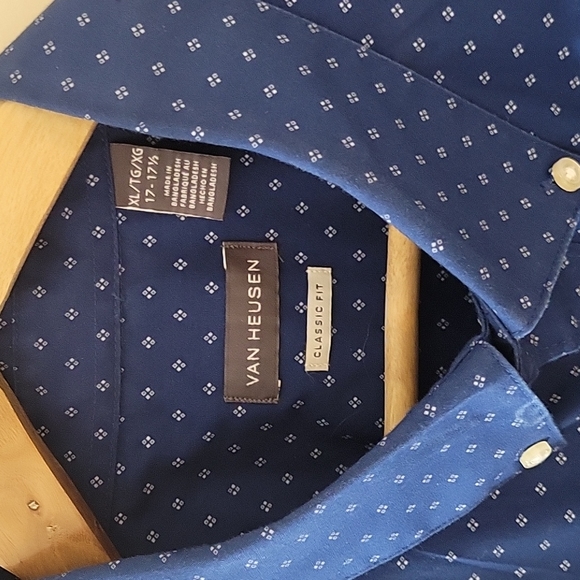 CLASSIC FIT SHIRT XL 17" - 171/2 " NECKLINE VAN HEUSEN - Picture 3 of 8